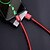 cheap Cell Phone Cables-Baseus double fast charging USB cable USB For Type-C 5A 1M Black/Red