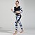 cheap New In-Women&#039;s Yoga Suit Winter Camo White Camouflage Fitness Gym Workout Running High Waist Leggings Crop Top Long Sleeve Sport Activewear Tummy Control Butt Lift High Elasticity Slim