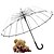 voordelige Paraplu&#039;s-Muovi Allemaal Zonnig en Rainy Rechte paraplu