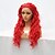 cheap Synthetic Lace Wigs-Synthetic Lace Front Wig Curly Loose Curl Free Part Lace Front Wig Long Red Synthetic Hair 18-30 inch Women&#039;s Cosplay Heat Resistant Classic Red / Natural Hairline