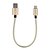 cheap Cell Phone Cables-USB C Cable 0.2m(0.65Ft) Quick Charge Stainless steel Type-C Cable For Samsung / Huawei / Xiaomi