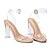 cheap Women&#039;s Sandals-Women&#039;s Sandals Katy Perry Sandals Clear Shoes Ankle Strap Sandals Block Heel Sandals Buckle Block Heel Chunky Heel Ankle Strap Heel Peep Toe Transparent Shoes Dress Party &amp; Evening PVC Spring Summer