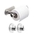 baratos Conjunto de acessórios de casa de banho-suporte de rolo de papel higiênico&amp;amp; 2 conjuntos de ganchos de parede acessórios de banheiro de aço inoxidável autoadesivos para montagem em parede (preto/dourado/prateado)