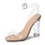 cheap Women&#039;s Sandals-Women&#039;s Sandals Katy Perry Sandals Clear Shoes Ankle Strap Sandals Block Heel Sandals Buckle Block Heel Chunky Heel Ankle Strap Heel Peep Toe Transparent Shoes Dress Party &amp; Evening PVC Spring Summer