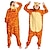 cheap Kigurumi Pajamas-Adults&#039; Cosplay Costume Party Costume Costume Animal Cartoon Tiger Onesie Pajamas Polar Fleece Orange Cosplay For Boys&#039; Girls&#039; Couple&#039;s Animal Sleepwear Cartoon Festival / Holiday Costumes