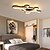 cheap Ceiling Lights-57 cm Circle Design Flush Mount Lights Metal Novelty Painted Finishes LED Modern 220-240V