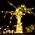 olcso LED szalagfények-karácsonyi dekor led lámpák 4db 2db 1db réz ezüstdrót koszorú fény 5m 10m 20m usb vízálló tündérlámpák karácsonyi esküvői party dekorációhoz