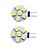 cheap LED Bi-pin Lights-2pcs 1 W LED Bi-pin Lights 120 lm G4 6 LED Beads SMD 5050 Warm White White 12 V
