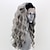cheap Synthetic Lace Wigs-Synthetic Lace Front Wig Wavy Side Part Lace Front Wig Long Pink Bleach Blonde#613 Green Black / Grey Purple Synthetic Hair 18-26 inch Women&#039;s Adjustable Heat Resistant Party Ombre