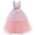 cheap Party Dresses-Girls&#039; Sleeveless Solid Colored 3D Printed Graphic Dresses Active Cute Maxi Polyester Dress Kids Toddler Regular Fit Sequins Mesh Embroidered