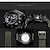 voordelige Digitaal Horloge-smael heren digitaal horloge militair sporthorloge analoog lichtgevende stopwatch wekker led-achtergrondverlichting siliconen band horloge