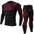 cheap Men&#039;s Clothing Sets-JACK CORDEE Men&#039;s Long Sleeve Cycling Jersey with Tights Compression Suit Winter Fleece Polyester Black / Red Red Grey Bike Clothing Suit Thermal / Warm Breathable Quick Dry Sweat-wicking Sports