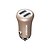 baratos Carregadores de automóveis-Carregador Automotivo / Carregador Rápido Carregador USB USB 3.1 A DC 12V-24V para