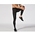 cheap Yoga Leggings &amp; Tights-Men&#039;s Leggings Sports Gym Leggings Yoga Pants Spandex White Black Gray Winter Tights Leggings Thermal Warm Moisture Wicking Side Pockets Clothing Clothes Fitness Gym Workout Running / High Elasticity