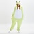 billige Dyrekostyme-Kigurumi-pysjamas Fancy kostyme Onesie-kostyme Dyremønster Frosk Tegneserie Varm Morsomt kostyme Behagelig Voksne Unisex Damer og Herrer Jul Halloween Karneval Fest Ytelse homewear Enkle