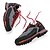 cheap Sports &amp; Outdoor Shoes-Men&#039;s Sneakers Hiking Shoes Low-Top Shock Absorption Anti-Shake / Damping Cushioning Ventilation Fishing Hiking Rubber Nubuck Spring Fall Red Blue