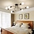 cheap Globe Design-6-Light American simple living room lamp LED bedroom study simple modern atmospheric ceiling lamp
