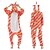 cheap Kigurumi Pajamas-Adults&#039; Kigurumi Pajamas Unicorn Onesie Pajamas polyester fibre Red Cosplay For Men and Women Animal Sleepwear Cartoon Festival / Holiday Costumes
