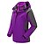 voordelige Softshell, fleece &amp; wandeljacks-Dames Ski-jack Sneeuwjack Buiten Winter Thermisch Warm Winddicht Draagbaar 3-in-1 jas Winterjack voor Skiën Wintersporten / Lange mouw / Lapwerk