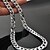 preiswerte Halsketten &amp; Anhänger-1pc Chain Necklace For Men&#039;s Street Daily Copper Silver Plated Cuban Link Twisted Box Chain