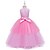 cheap Party Dresses-Girls&#039; Sleeveless Solid Colored 3D Printed Graphic Dresses Active Cute Maxi Polyester Dress Kids Toddler Regular Fit Sequins Mesh Embroidered