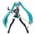 cheap Anime Action Figures-Anime Action Figures Inspired by Vocaloid Hatsune Miku PVC(PolyVinyl Chloride) 19 cm CM Model Toys Doll Toy