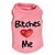 voordelige Hondenkleding-Kat Hond T-shirt Hart Letter en nummer Hondenkleding Puppykleding Hondenoutfits Wit Zwart Roze Kostuum voor mannetjes- en vrouwtjeshonden Textiel Binnenwerk XXS XS S M L