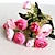 abordables Fleur artificielles-fleur artificielle moderne table contemporaine fleur 1 bouquet 26 * 26cm
