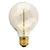 お買い得  LED ボール型電球-1ピース40ワットe26 / e27 g80ウォームホワイト2300kレトロ調光装飾白熱ヴィンテージエジソン電球220-240v / 110-120v