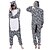 abordables Pyjamas Kigurumi-Adulte Pyjama Kigurumi Zébré Animal Mosaïque Combinaison de Pyjamas Polaire Cosplay Pour Homme et Femme Halloween Pyjamas Animale Dessin animé Fête / Célébration Les costumes / Collant / Combinaison