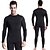 cheap Ski Wear-YUERLIAN Men&#039;s Ski Base Layer Outdoor Autumn / Fall Quick Dry Breathability Lightweight Sweat-Wicking Clothing Suit for Outdoor Exercise Multisport Winter Sports Back Country