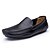 cheap Men&#039;s Slip-ons &amp; Loafers-Men&#039;s Loafers &amp; Slip-Ons Comfort Shoes Daily Cowhide Black Brown Blue Fall &amp; Winter