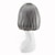 Недорогие Синтетические модные парики-серый парик для женщин синтетический парик кудрявый боб аккуратный парик короткие серые синтетические волосы 13 дюймов лучшее качество серый