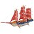 olcso 3D kirakósok-Fából készült építőjátékok Wood Model Hajó Kalózok Kalózhajó Kalóz szakmai szint Fa 1 pcs Gyermek Felnőttek Fiú Lány Játékok Ajándék