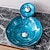 tanie Umywalki nablatowe-minimalistyczna śródziemnomorska umywalka okrągła umywalka ze szkła hartowanego z ociekaczem do umywalki z wodospadem