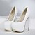 cheap Women&#039;s Heels-Women&#039;s Heels Daily Winter Stiletto Heel Pointed Toe PU Loafer Black White Red