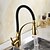 cheap Pullout Spray-Single Handle Kitchen Faucet, Electroplated One Hole Pull Out/Centerset/Tall/­High Arc, Brass Kitchen Faucet