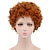 voordelige oudere pruik-oranje pruiken voor vrouwen synthetische pruik krullend pixie cut pruik kort rood synthetisch haar 8 inch vrouwen synthetisch rood