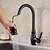 cheap Pullout Spray-Kitchen faucet - Single Handle One Hole Electroplated Pull-out / Pull-down / Tall / High Arc Centerset Contemporary Kitchen Taps