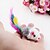 preiswerte Hundespielsachen-Teaser Federnspielzeug Katzenspielsachen Maus Textil Geschenk Haustier Spielzeug Haustier spielen