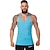 cheap Yoga Tops-Men&#039;s Muscle Tee Yoga Top Tank Top Summer Stringer Y Back Gray Black Red Cotton Fitness Gym Workout Bodybuilding Vest Gilet Sport Activewear Comfort Quick Dry Moisture Wicking High Elasticity