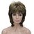 cheap Synthetic Trendy Wigs-Synthetic Wig Wavy Wavy Layered Haircut With Bangs Wig Medium Length Ash Brown Synthetic Hair Women&#039;s Brown