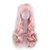 cheap Synthetic Trendy Wigs-Pink Wig Technoblade Cosplay Synthetic Wig Curly Asymmetrical Wig Long Pink Synthetic Hair 27 inch Women‘s Best Quality Pink