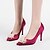 cheap Wedding Shoes-Women&#039;s Wedding Shoes Wedding Party &amp; Evening Solid Colored Wedding Heels Imitation Pearl Stiletto Heel Pointed Toe Minimalism Sweet Satin Loafer Wine White Pink