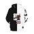 billige Cosplay Anime-hettegensere-Cosplay Danganronpa Monokuma Cosplay kostyme Hattetrøje Tilbake til Skolen Trykt mønster Printer Hattetrøje Til Herre Dame Voksne Polyester