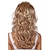preiswerte ältere Perücke-Synthetische Perücken Locken Asymmetrischer Haarschnitt Maschinell gefertigt Perücke Blond Lang Blond Synthetische Haare 27 Zoll Damen Blond / Freizeitskleidung
