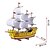 cheap Wooden Puzzles-Robotime 3D Puzzle Jigsaw Puzzle Model Building Kit Warship Ship DIY Wooden Classic Kid&#039;s Adults&#039; Unisex Boys&#039; Girls&#039; Toy Gift