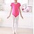preiswerte Kindertanzkleidung-Ballett Gymnastikanzug / Einteiler Elastisch Mädchen Training Leistung Langarm Elastan Lycra
