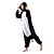 cheap Kigurumi Pajamas-Adults&#039; Kigurumi Pajamas Cat Animal Onesie Pajamas Polar Fleece Black Cosplay For Men and Women Animal Sleepwear Cartoon Festival / Holiday Costumes / Leotard / Onesie / Leotard / Onesie