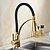 cheap Pullout Spray-Single Handle Kitchen Faucet, Electroplated One Hole Pull Out/Centerset/Tall/­High Arc, Brass Kitchen Faucet
